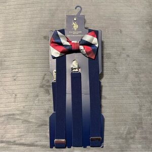 U.S. Polo Assn. Men’s Bow Tie And Suspender Set